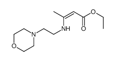 ethyl 3-(2-morpholin-4-ylethylamino)but-2-enoate Structure