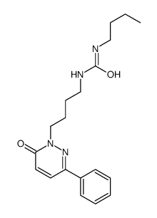 1-butyl-3-[4-(6-oxo-3-phenylpyridazin-1-yl)butyl]urea结构式