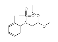 N-(2,2-diethoxyethyl)-N-(2-methylphenyl)methanesulfonamide Structure