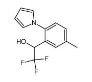 α-(trifluoromethyl)-5-methyl-2-(1H-1-pyrrolyl)benzenemethanol结构式