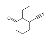 3-formyl-2-propylpentanenitrile结构式