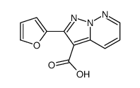 2-(furan-2-yl)pyrazolo[1,5-b]pyridazine-3-carboxylic acid结构式