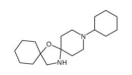 11-cyclohexyl-7-oxa-11,14-diazadispiro[5.1.58.26]pentadecane Structure