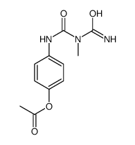 [4-[[carbamoyl(methyl)carbamoyl]amino]phenyl] acetate结构式