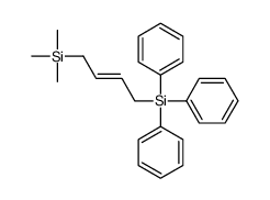 trimethyl(4-triphenylsilylbut-2-enyl)silane Structure