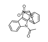 1-[2-(3-nitrophenyl)-[1,3]oxazolo[5,4-b]indol-4-yl]ethanone结构式