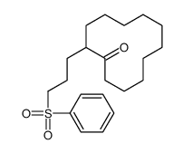 2-[3-(benzenesulfonyl)propyl]cyclododecan-1-one结构式