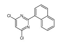 4,6-二氯-2-(萘-1-基)嘧啶结构式