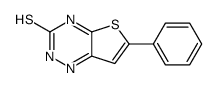 6-phenyl-2H-thieno[2,3-e][1,2,4]triazine-3-thione Structure