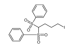 [1-(benzenesulfonyl)-4-iodobutyl]sulfonylbenzene结构式