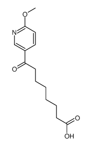 8-(6-METHOXY-3-PYRIDYL)-8-OXOOCTANOIC ACID结构式