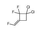 1,1-dichloro-2,2-difluoro-3-(fluoromethylidene)cyclobutane Structure