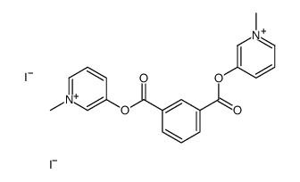 bis(1-methylpyridin-1-ium-3-yl) benzene-1,3-dicarboxylate,diiodide Structure