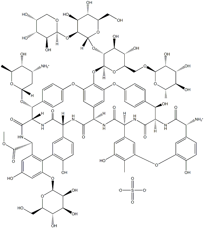 Ristocetin A sulfate结构式