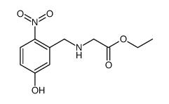 (5-hydroxy-2-nitro-benzylamino)-acetic acid ethyl ester Structure