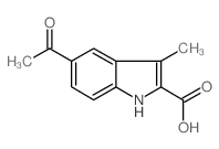 5-Acetyl-3-methyl-1H-indole-2-carboxylic acid Structure