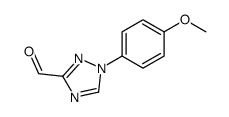 1-(4-methoxyphenyl)-1,2,4-triazole-3-carbaldehyde结构式