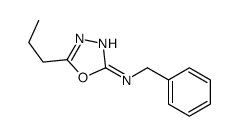 N-benzyl-5-propyl-1,3,4-oxadiazol-2-amine结构式