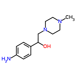 1-(4-Aminophenyl)-2-(4-methyl-1-piperazinyl)ethanol Structure