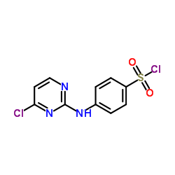 4-[(4-Chloro-2-pyrimidinyl)amino]benzenesulfonyl chloride Structure