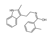 2-methyl-N-[2-(2-methyl-1H-indol-3-yl)ethyl]benzamide Structure