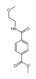 methyl 4-(2-methoxyethylcarbamoyl)benzoate Structure