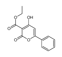 ethyl 4-hydroxy-2-oxo-6-phenylpyran-3-carboxylate Structure