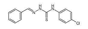 benzaldehyde 4-(4-chloro-phenyl)-thiosemicarbazone结构式