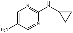 N2-CyclopropylpyriMidine-2,5-diaMine structure