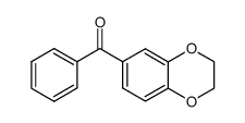 2,3-dihydro-1,4-benzodioxin-6-yl(phenyl)methanone Structure