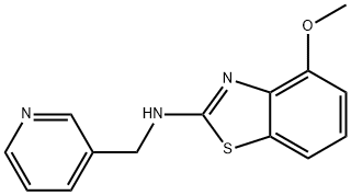 4-甲氧基-N-(吡啶-3-基甲基)-1,3-苯并噻唑-2-胺图片