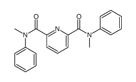 2-N,6-N-dimethyl-2-N,6-N-diphenylpyridine-2,6-dicarboxamide结构式