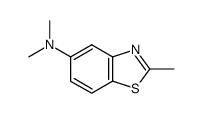 dimethyl-(2-methyl-benzothiazol-5-yl)-amine结构式