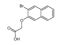 (3-bromo-[2]naphthyloxy)-acetic acid Structure