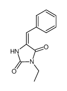 3-ethyl-5-benzylidene-imidazolidine-2,4-dione结构式