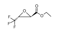 (R,R)-3-Trifluormethyloxiran-2-carbonsaeure-ethylester Structure