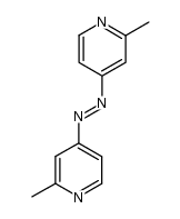 4,4'-azo-bis-(2,2'-dimethylpyridine) Structure