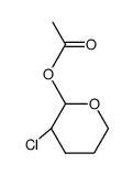 3-chlorooxan-2-yl acetate Structure