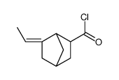 Bicyclo[2.2.1]heptane-2-carbonyl chloride, 6-ethylidene- (9CI) structure