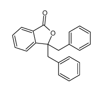 3,3-dibenzyl-2-benzofuran-1-one结构式