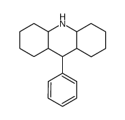 9-phenyl-tetradecahydro-acridine结构式