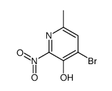 4-bromo-6-methyl-2-nitropyridin-3-ol structure