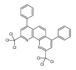 4,7-diphenyl-2,9-bis(trichloromethyl)-1,10-phenanthroline结构式