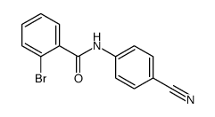 Benzamide, 2-bromo-N-(4-cyanophenyl)-结构式