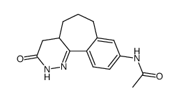 9-(acetylamino)-2,4,4a,5,6,7-hexahydro-3H-benzo[6,7]cyclohepta[1,2-c]pyridazin-3-one Structure