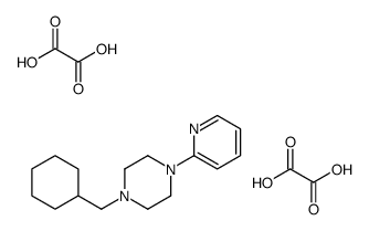 1-(cyclohexylmethyl)-4-pyridin-2-ylpiperazine,oxalic acid Structure