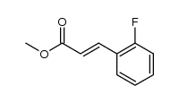 2-Propenoic acid, 3-(2-fluorophenyl)-, Methyl ester, (E)- structure