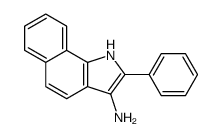 2-phenyl-1H-benzo[g]indol-3-amine结构式