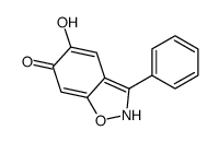 5-hydroxy-3-phenyl-2H-1,2-benzoxazol-6-one Structure