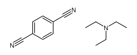 benzene-1,4-dicarbonitrile,N,N-diethylethanamine Structure
